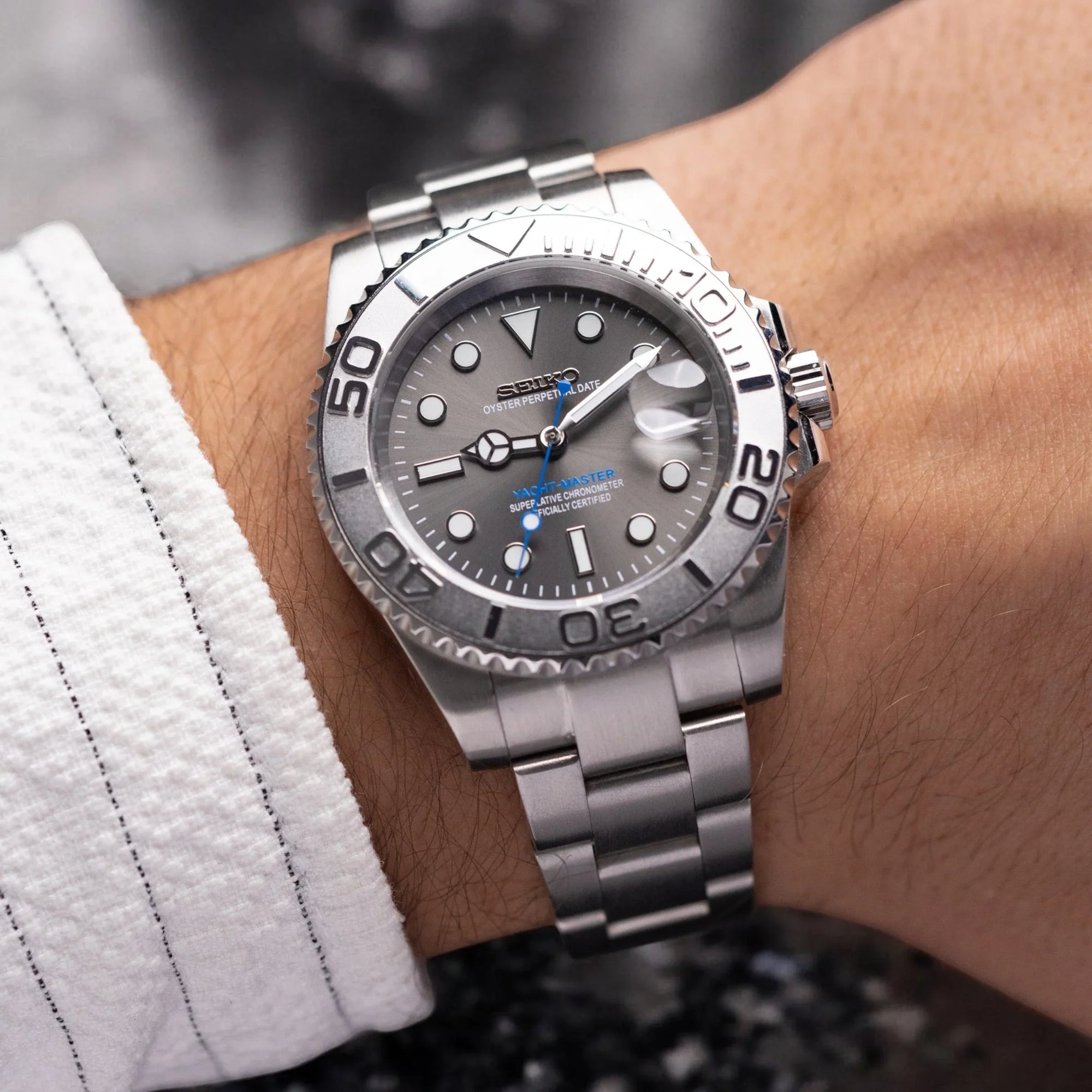 Seiko Mod Yacht-Master "Grey"