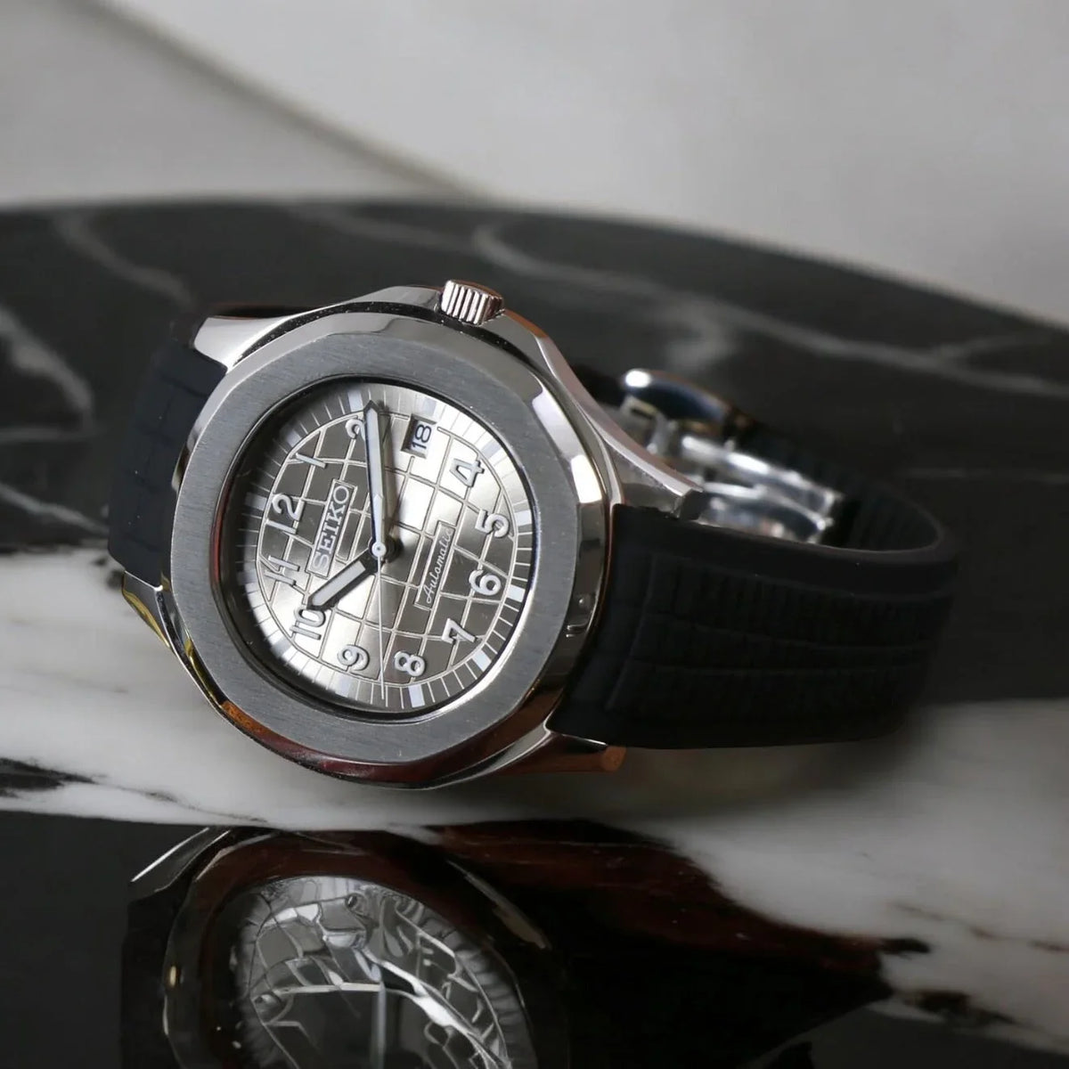 Seiko Mod Aquanaut "Silver Grey"