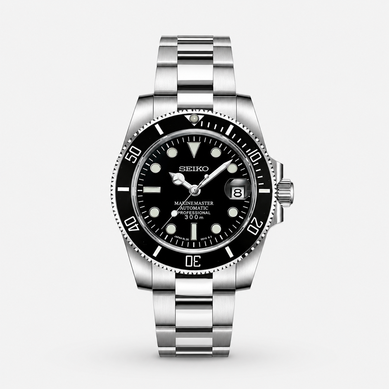 Seiko Mod Submariner "Black"