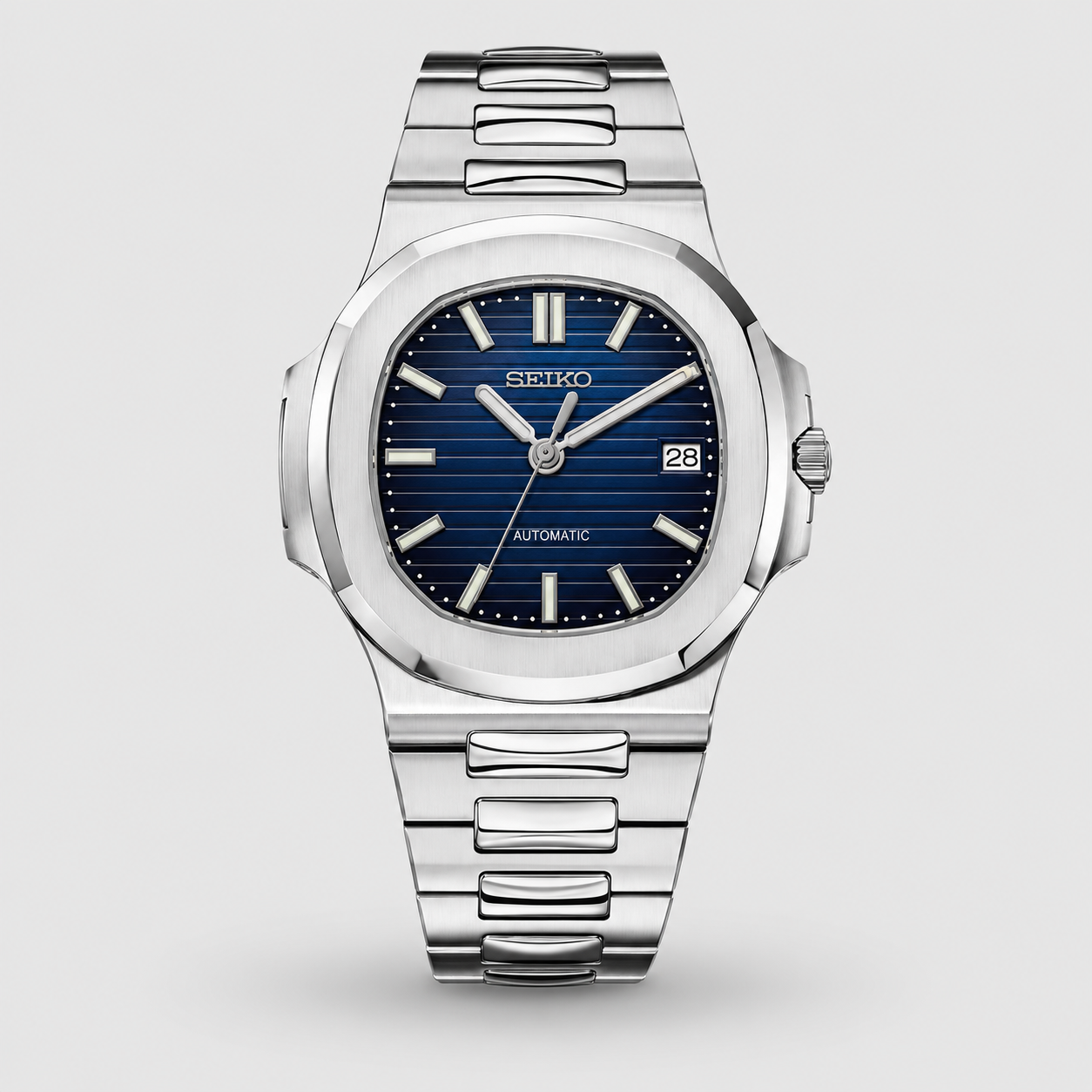 Seiko Mod Nautilus "Navy Blue"